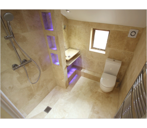 Wet floors make smaller rooms feel much larger - this shower room has been completely transformed with the removal of the old shower enclosure.