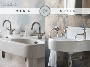 double or single basins